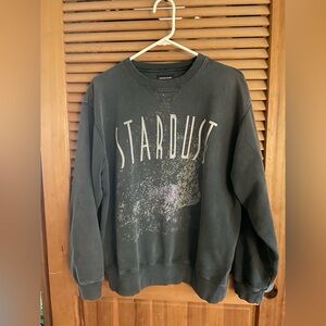 Anine Bing Stardust Charcoal Crewneck Sweater